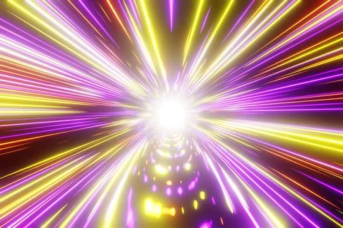 Colorful abstract technology big data digital background. 3d rendering. Abstract 스톡 일러스트