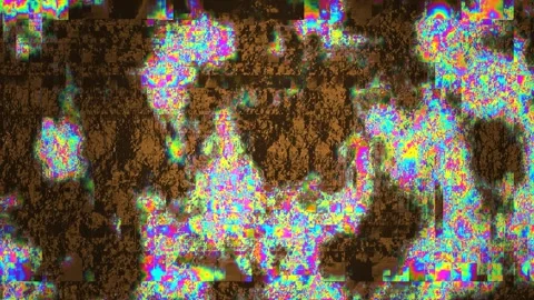 Colorful abstract texture with bright patterns and shapes Stock Footage 338298638