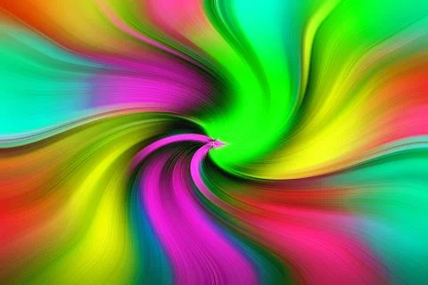 Colorful abstract texture - vivid multicolor twisting Stock Illustration