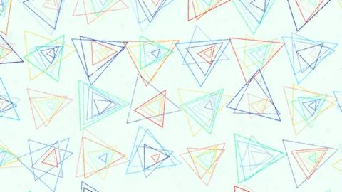 Colorful Abstract Triangle Pattern Background 스톡 일러스트