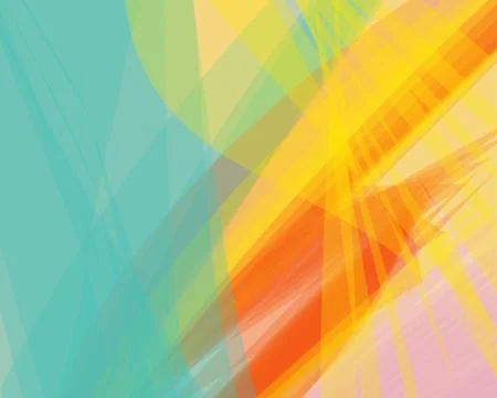 Colorful abstract vector background banner, transparent wave lines shapes Stock Illustration