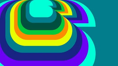 Colorful abstract vector background features dynamic curved stripes, ideal .. 스톡 일러스트