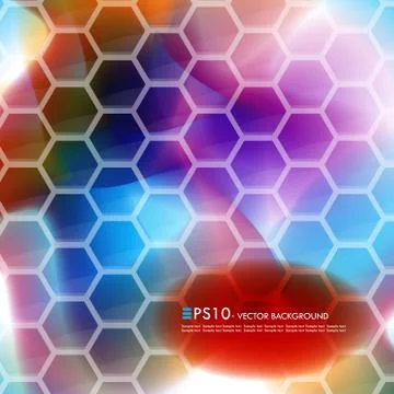 Colorful abstract vector background Stock Illustration