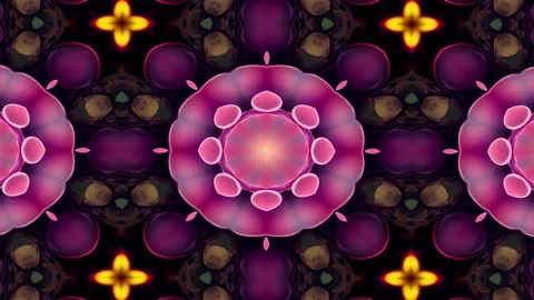 Colorful abstract vector background kaleidoscope Stock Footage 263059953
