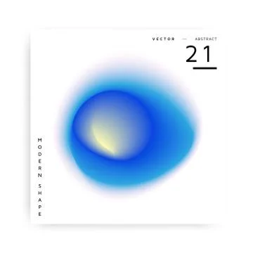 Colorful abstract vector modern shape Illustrazione stock