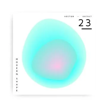 Colorful abstract vector modern shape Stock Illustration