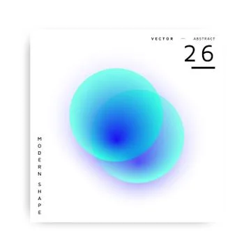 Colorful abstract vector modern shape Stock Illustration