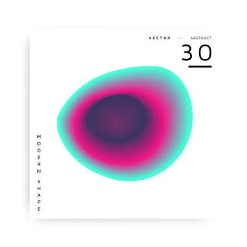 Colorful abstract vector modern shape Illustrazione stock