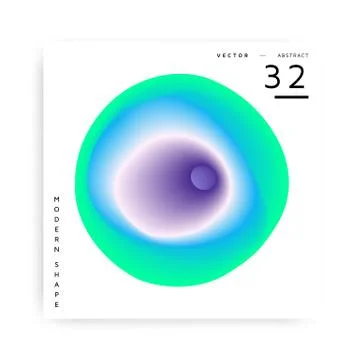 Colorful abstract vector modern shape Stock Illustration