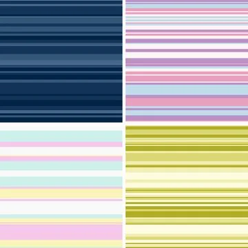 Colorful abstract wallpaper set designed for modern screens, offering multipl Stock Illustration