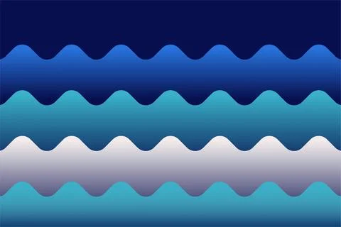 Colorful abstract wave background Illustrazione stock