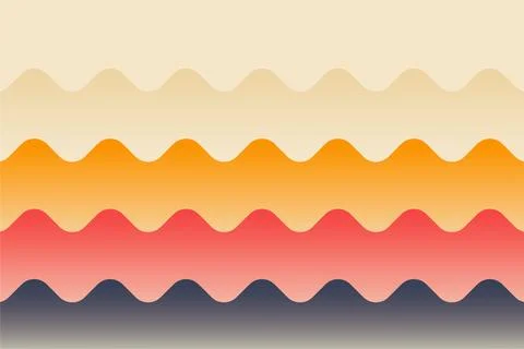 Colorful abstract wave background Stock Illustration