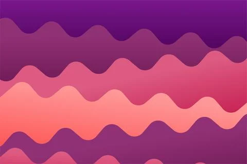 Colorful abstract wave background Illustrazione stock