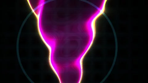 Colorful Abstract Wave Flowing with Vibrant Neon Gradient Colors for Dynami.. Stock Footage 343693126
