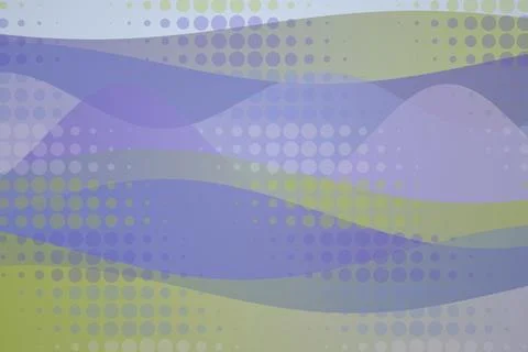 Colorful abstract wave pattern with dots and curves Stock Photos