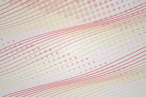 Colorful abstract wave pattern with lines and dots Stock Photos