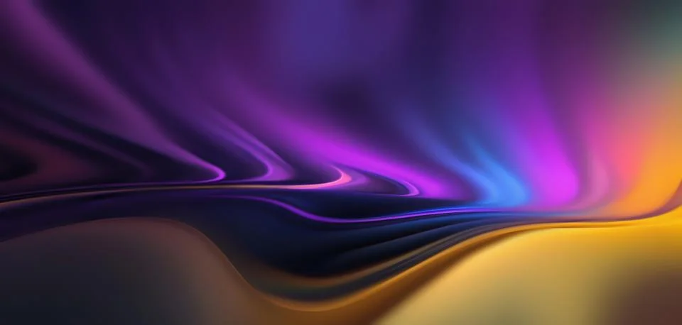 Colorful Abstract Wave Pattern in Vibrant Hues Stock Illustration
