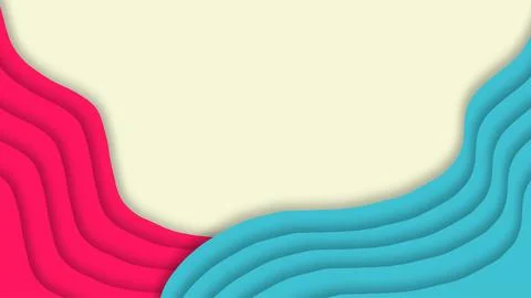 Colorful Abstract Wave Pattern with Vibrant Lines. 스톡 일러스트