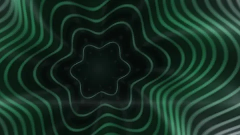 Colorful abstract waves create a hypnotic visual effect Stock Footage 340295236