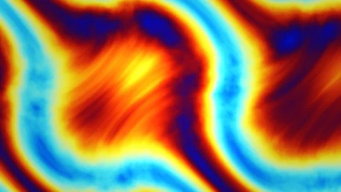 Colorful abstract waves create a vibrant pattern on a Stock Footage 338008586