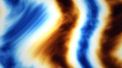 Colorful abstract waves move across the screen with smooth Stock Footage 337956913