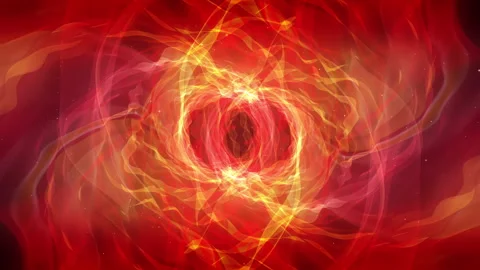 Colorful Abstract Waves Space Background Stock Footage 314097908