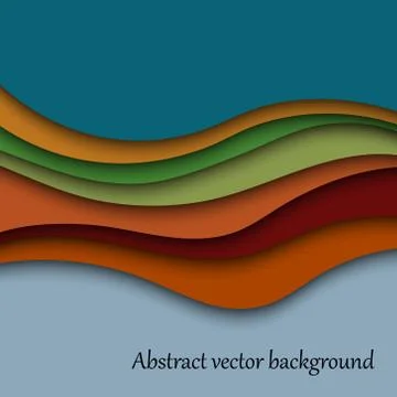 Colorful abstract waves texture background for text and message website desig Stock Illustration