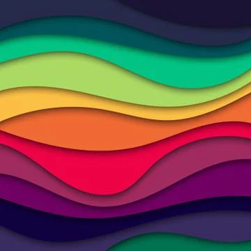 Colorful abstract waves texture background for text and message website desig Stock Illustration