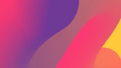 Colorful Abstract Wavy Flow Background Stock Illustration