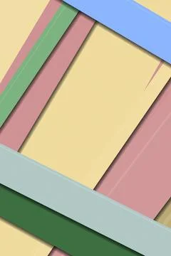Colorful abstract window-like frames with rainbow borders create a playful .. Stock Illustration