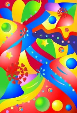 Colorful abstraction Stock Illustration