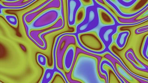 Colorful acid pattern with wave. Design. Psychedelic patterns in moving colorful Stock Illustration