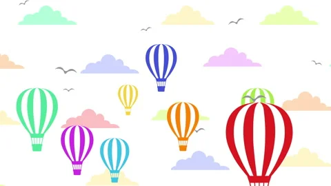 Colorful air balloons 스톡 동영상 169050488