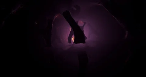 Colorful alien cave Stock Footage 101441310