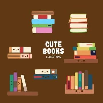 Colorful and cute objects Stock Illustration