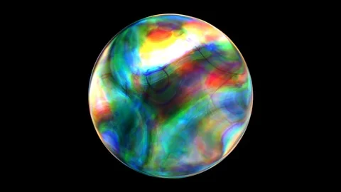 Colorful and distorted sphere 스톡 동영상 89889881