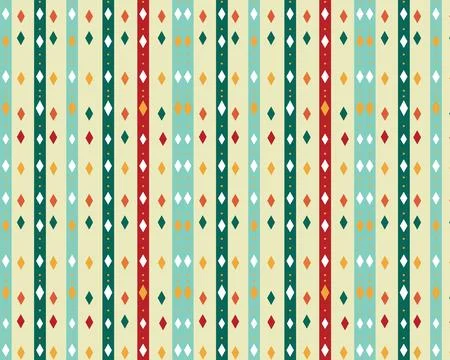 A Colorful and Geometric Pattern on a Pale Blue Background Stock-Illustration