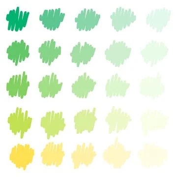 Colorful and gradient spots simple art vector Stock Illustration