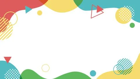Colorful and pop Memphis pattern background illustration material. Bright a.. Stock Illustration