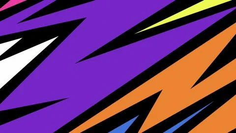 Colorful angular explosion background Ilustração Stock