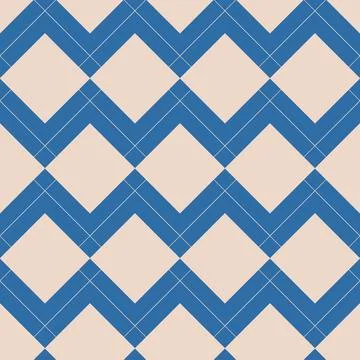 Colorful angular seamless pattern rhombus geometric background Stock Illustration