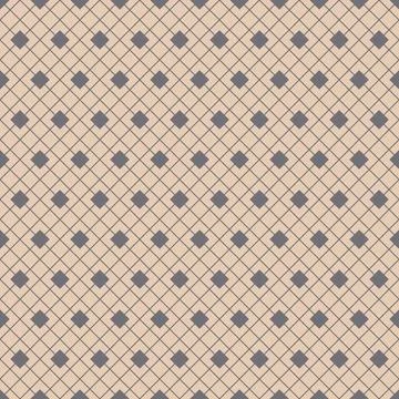 Colorful angular seamless pattern square rhombus geometric background for des 库存插图