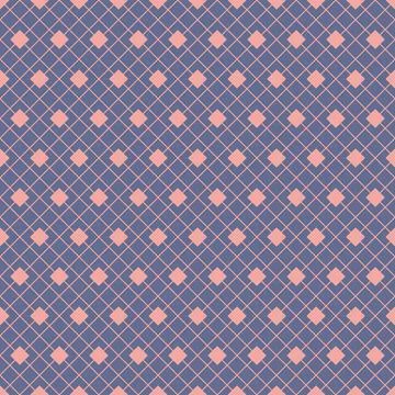 Colorful angular seamless pattern square rhombus geometric Stockillustratie