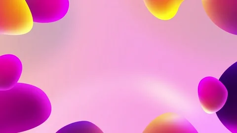 Colorful animated backdrop featuring moving fluid liquid shapes Stock Footage 282787088