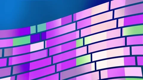 Colorful animated backgrounds with vibrant patterns for creative projects Video stock 300843261