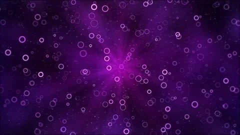 Colorful Animated Circle Shapes - Loop Purple Video stock 76440914