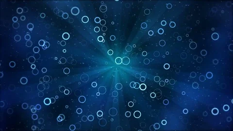 Colorful Animated Circle Shapes - Loop Blue Video stock 76441142