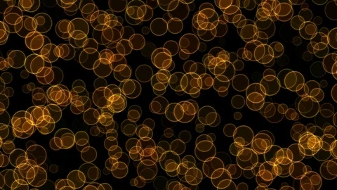 Colorful Animated Circle Shapes - Loop Orange Stock Footage 86857456