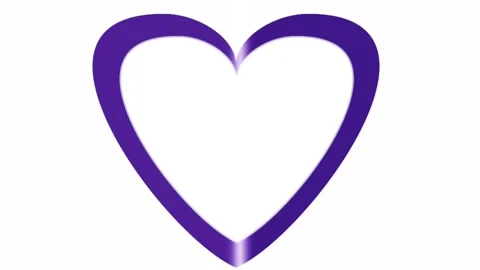 Colorful animated heart-shaped frames for greeting and photo card designs Stock Footage 134053033