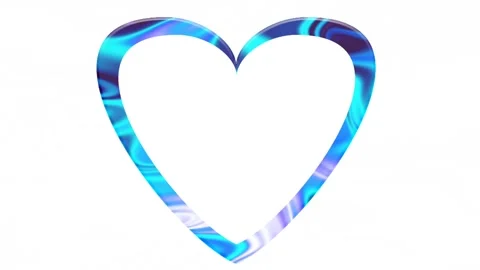 Colorful animated heart-shaped frames for greeting and photo card designs Stock Footage 134056001